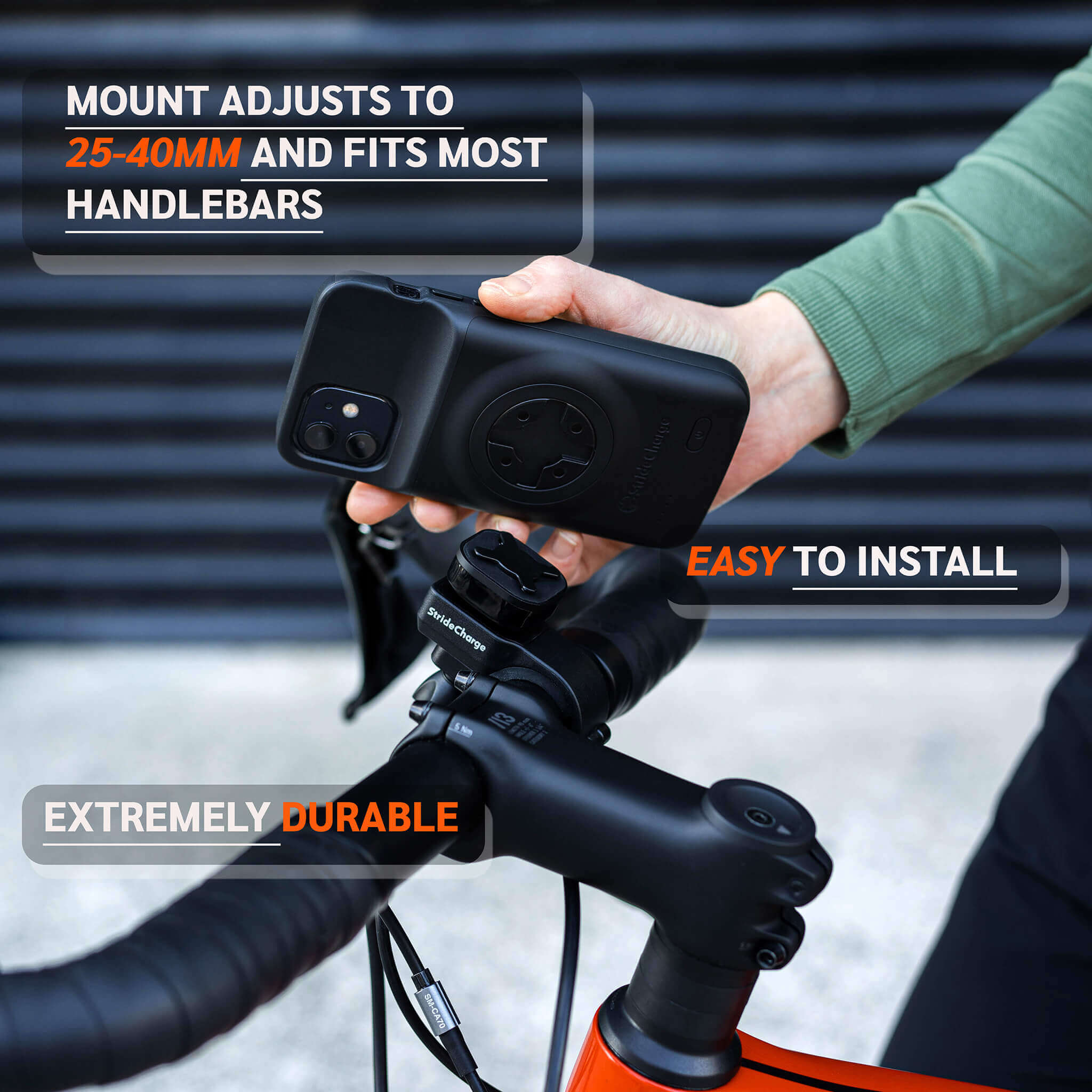 iPhone Charge Case & Handlebar Mount Bundle